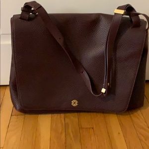 Dagne Dover Simone Satchel in maroon